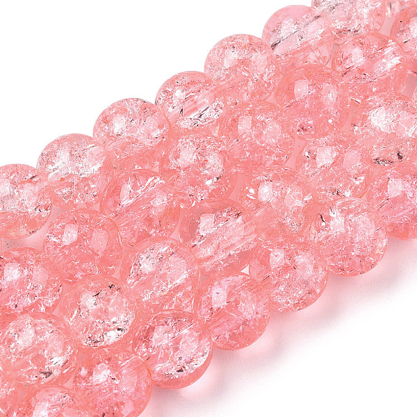 PandaHall 1Strand Salmon Transparent Crackle Glass Round Beads Strands, 8mm, Hole: 1.3~1.6mm, about 100pcs/strand, 31.4 inch Glass Round Red
PandaHall 1Strand Salmon Transparent Crackle Glass Round Beads Strands, 8mm, Hole: 1.3~1.6mm, about 100pcs/strand, 31.4 inch Glass Round Red