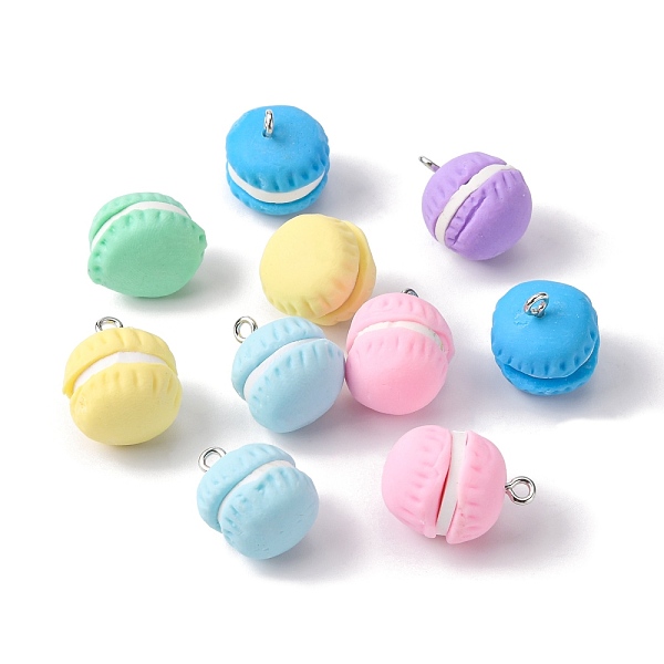 PandaHall Handmade Polymer Clay Pendants, Macarons, Mixed Color, 18~20x14~15mm, Hole: 2mm Polymer Clay Food Multicolor
PandaHall Handmade Polymer Clay Pendants, Macarons, Mixed Color, 18~20x14~15mm, Hole: 2mm Polymer Clay Food Multicolor