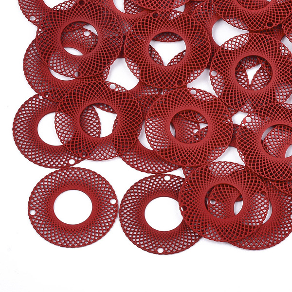 PandaHall 430 Stainless Steel Links connectors, Spray Painted, Etched Metal Embellishments, Donut, Red, 20x0.3mm, Hole: 1.2mm 430 Stainless...
PandaHall 430 Stainless Steel Links connectors, Spray Painted, Etched Metal Embellishments, Donut, Red, 20x0.3mm, Hole: 1.2mm 430 Stainless...
