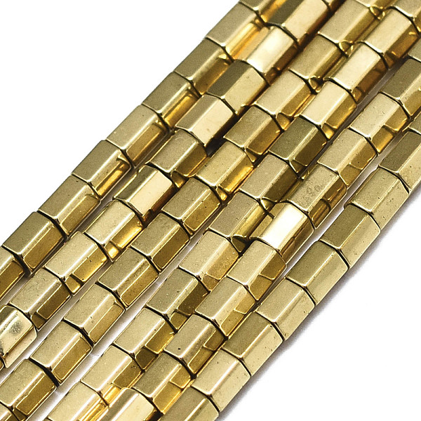 PandaHall Electroplate Non-magnetic Synthetic Hematite Beads Strands, Hexagon, Real 18K Gold Plated, 3x3x2.5mm, Hole: 1mm, about...
PandaHall Electroplate Non-magnetic Synthetic Hematite Beads Strands, Hexagon, Real 18K Gold Plated, 3x3x2.5mm, Hole: 1mm, about...