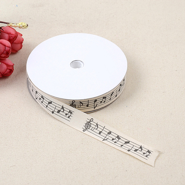 PandaHall Printed Polyester Ribbons, Musical Note, Antique White, 5/8 inch(15mm), 20 yards/roll Polyester Musical Note
PandaHall Printed Polyester Ribbons, Musical Note, Antique White, 5/8 inch(15mm), 20 yards/roll Polyester Musical Note
