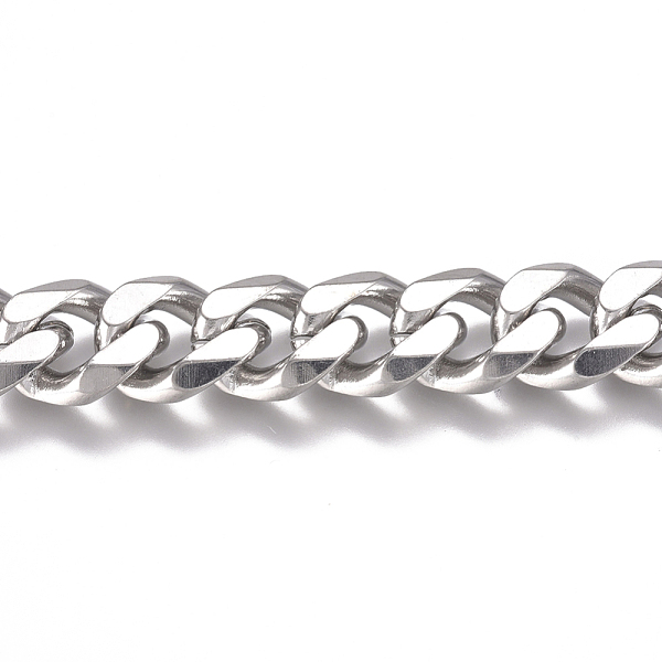 PandaHall 201 Stainless Steel Cuban Link Chains, Chunky Curb Chains, Unwelded, Stainless Steel Color, 11x9x3.5mm 201 Stainless Steel
PandaHall 201 Stainless Steel Cuban Link Chains, Chunky Curb Chains, Unwelded, Stainless Steel Color, 11x9x3.5mm 201 Stainless Steel