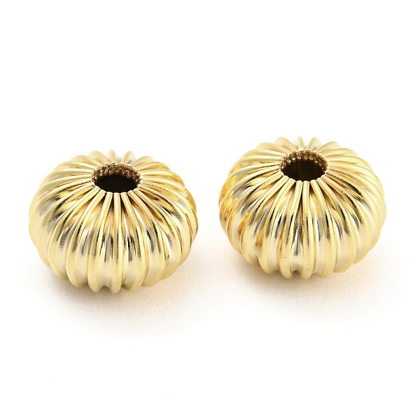 PandaHall Brass Beads, Cadmium Free & Lead Free, Rondelle, Real 24K Gold Plated, 10x6.5mm, Hole: 2mm Brass Rondelle
PandaHall Brass Beads, Cadmium Free & Lead Free, Rondelle, Real 24K Gold Plated, 10x6.5mm, Hole: 2mm Brass Rondelle
