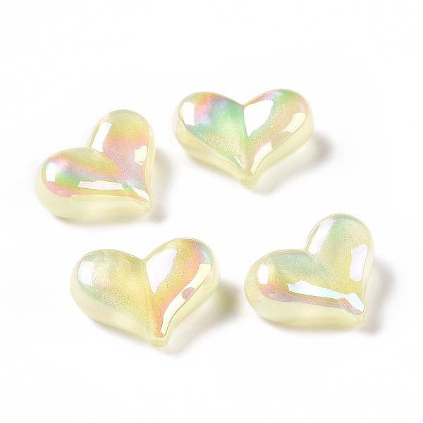 PandaHall UV Plating Rainbow Iridescent Acrylic Beads, with Glitter Powder, Heart, Yellow, 16.5x22.5x9mm, Hole: 1.6mm Acrylic Heart Yellow
PandaHall UV Plating Rainbow Iridescent Acrylic Beads, with Glitter Powder, Heart, Yellow, 16.5x22.5x9mm, Hole: 1.6mm Acrylic Heart Yellow