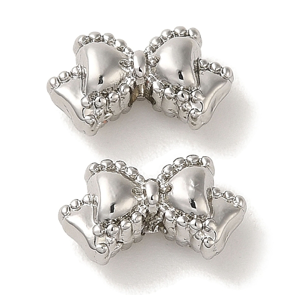 PandaHall Rack Plating Alloy Beads, Cadmium Free & Nickel Free & Lead Free, Bowknot, Platinum, 7x12.5x5mm, Hole: 1.8mm Alloy Bowknot
PandaHall Rack Plating Alloy Beads, Cadmium Free & Nickel Free & Lead Free, Bowknot, Platinum, 7x12.5x5mm, Hole: 1.8mm Alloy Bowknot