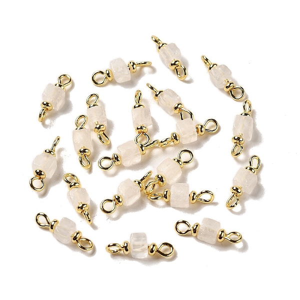 PandaHall Natural Quartz Crystal Connector Charms, Rock Crystal Rectangle Links with Real 18K Gold Plated Brass Double Loops, 15x4x4mm, Hole...
PandaHall Natural Quartz Crystal Connector Charms, Rock Crystal Rectangle Links with Real 18K Gold Plated Brass Double Loops, 15x4x4mm, Hole...
