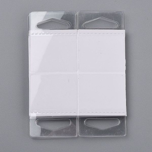 PandaHall Transparent PVC Self Adhesive Hang Tabs, with Euro Slot Hole Foldable, for Store Retail Display Tabs, Clear, 5x3.8x0.05cm Plastic...
PandaHall Transparent PVC Self Adhesive Hang Tabs, with Euro Slot Hole Foldable, for Store Retail Display Tabs, Clear, 5x3.8x0.05cm Plastic...