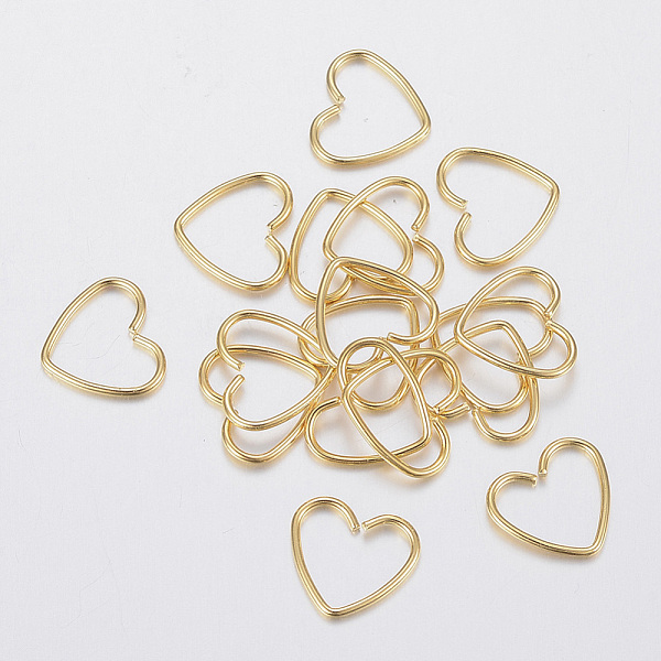 PandaHall 304 Stainless Steel Jump Rings, Open Jump Rings, Heart, Golden, 20 Gauge, 9x10x0.8mm, Inner Diameter: 6.5x9mm 304 Stainless Steel
PandaHall 304 Stainless Steel Jump Rings, Open Jump Rings, Heart, Golden, 20 Gauge, 9x10x0.8mm, Inner Diameter: 6.5x9mm 304 Stainless Steel