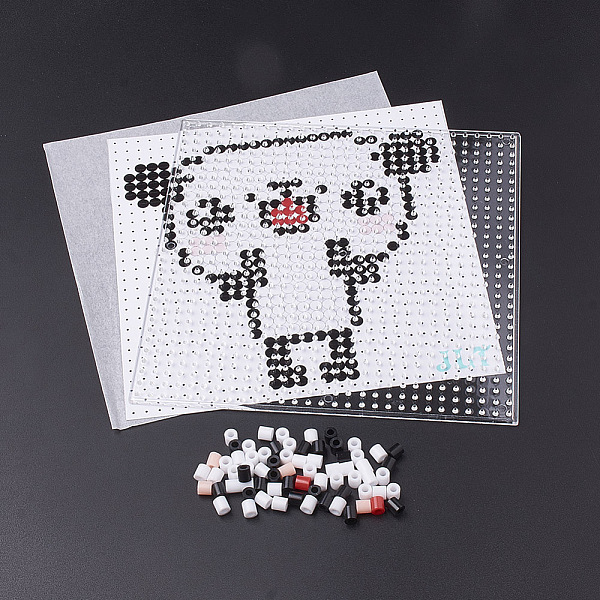 PandaHall DIY Melty Beads Fuse Beads Sets: Fuse Beads, ABC Plastic Pegboards, Pattern Paper and Ironing Paper, Panda Pattern, Square...
PandaHall DIY Melty Beads Fuse Beads Sets: Fuse Beads, ABC Plastic Pegboards, Pattern Paper and Ironing Paper, Panda Pattern, Square...