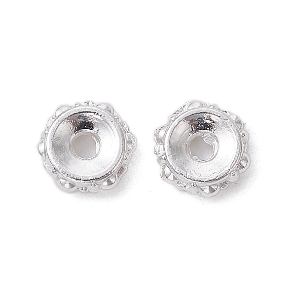 PandaHall Alloy Spacer Beads, Long-Lasting Plated, Flower Shape, Silver, 5x1.5mm, Hole: 1.2mm Alloy Flower
PandaHall Alloy Spacer Beads, Long-Lasting Plated, Flower Shape, Silver, 5x1.5mm, Hole: 1.2mm Alloy Flower