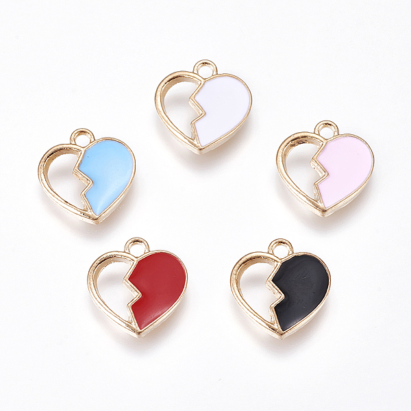 PandaHall Alloy Enamel Charms, Hollow Love, Golden, Mixed Color, 14.5x14x3mm, Hole: 1.8mm Alloy+Enamel Heart Multicolor
PandaHall Alloy Enamel Charms, Hollow Love, Golden, Mixed Color, 14.5x14x3mm, Hole: 1.8mm Alloy+Enamel Heart Multicolor