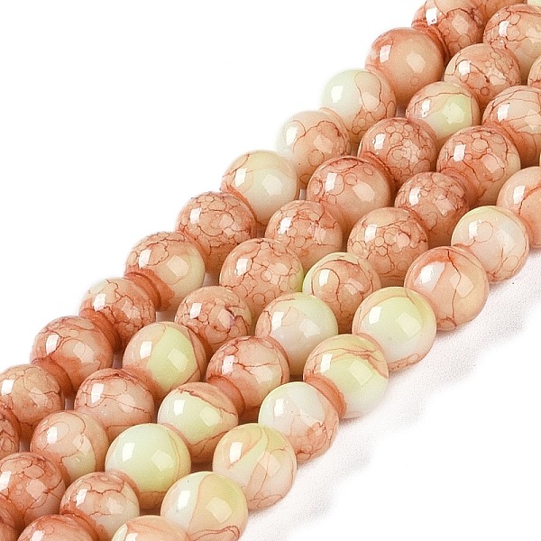PandaHall Baking Paint Glass Bead Strands, Round, Navajo White, 6mm, Hole: 1mm, about 145~147pcs/strand, 32.28~32.68''(82~83cm) Glass Round
PandaHall Baking Paint Glass Bead Strands, Round, Navajo White, 6mm, Hole: 1mm, about 145~147pcs/strand, 32.28~32.68''(82~83cm) Glass Round