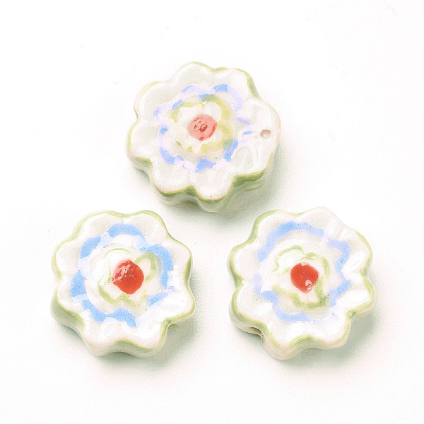 PandaHall Handmade Porcelain Flower Beads, Green, 16~17x16~17x6~6.5mm, Hole: 2mm, about 20pcs/strand, 12.99 inch(33cm) Porcelain Flower...
PandaHall Handmade Porcelain Flower Beads, Green, 16~17x16~17x6~6.5mm, Hole: 2mm, about 20pcs/strand, 12.99 inch(33cm) Porcelain Flower...