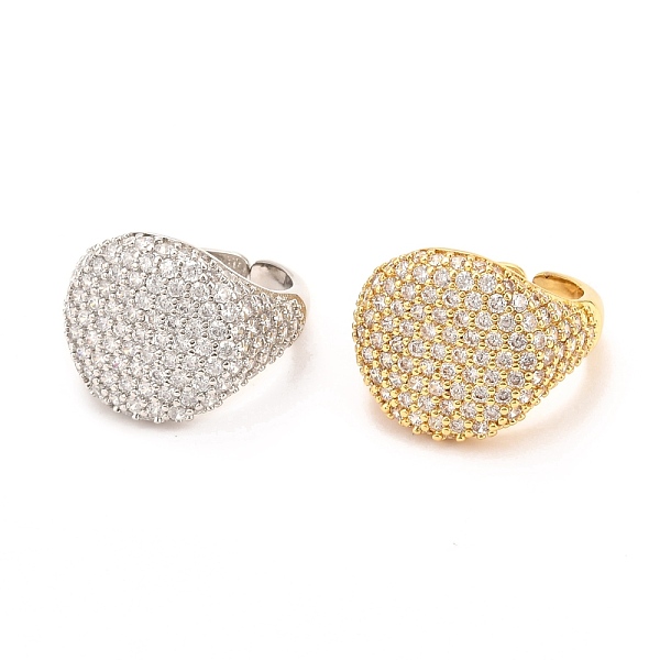 PandaHall Brass Micro Pave Cubic Zirconia Cuff Ring, Long-Lasting Plated, Round, Mixed Color, US Size 4 3/4(15.4mm) Brass+Cubic Zirconia..., Clear
PandaHall Brass Micro Pave Cubic Zirconia Cuff Ring, Long-Lasting Plated, Round, Mixed Color, US Size 4 3/4(15.4mm) Brass+Cubic Zirconia..., Clear