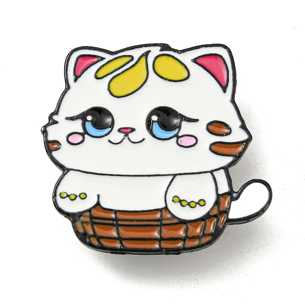 PandaHall Cute Animal Cartoon Enamel Pin, Electrophoresis Black Alloy Brooch for Women, Cat, White, 29.5x31.5x1.5mm Alloy+Enamel Cat Shape...
PandaHall Cute Animal Cartoon Enamel Pin, Electrophoresis Black Alloy Brooch for Women, Cat, White, 29.5x31.5x1.5mm Alloy+Enamel Cat Shape...