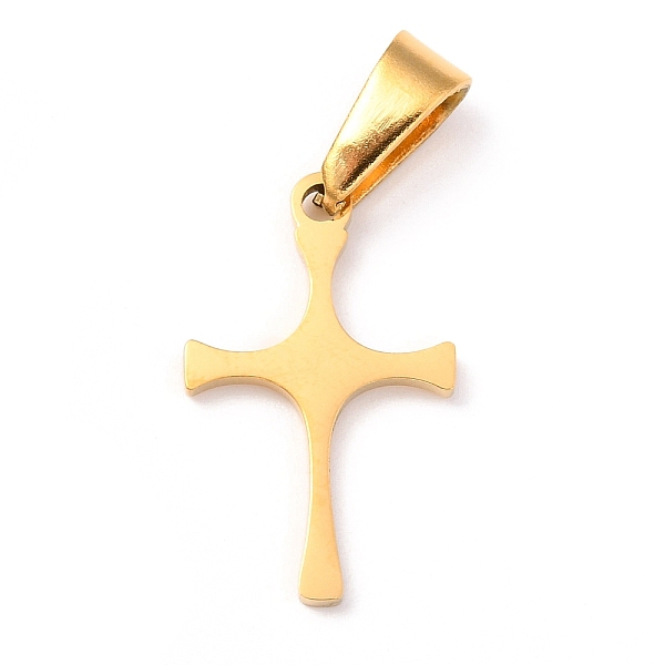 PandaHall 304 Stainless Steel Pendants, Cross, Golden, 20x12x1.2mm, Hole: 3.5x7mm 304 Stainless Steel Cross
PandaHall 304 Stainless Steel Pendants, Cross, Golden, 20x12x1.2mm, Hole: 3.5x7mm 304 Stainless Steel Cross