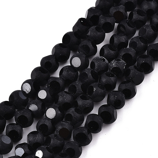 PandaHall Transparent Glass Beads Strands, Faceted(6 Facets), Frosted Round, Black, 4.5x4mm, Hole: 1mm, about 88~100pcs/strand, 14.57...
PandaHall Transparent Glass Beads Strands, Faceted(6 Facets), Frosted Round, Black, 4.5x4mm, Hole: 1mm, about 88~100pcs/strand, 14.57...