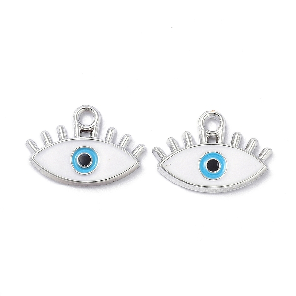 PandaHall CCB Plastic Enamel Pendants, Evil Eye, White, 14.5x21x2.5mm, Hole: 2.2mm Plastic Horse Eye White
PandaHall CCB Plastic Enamel Pendants, Evil Eye, White, 14.5x21x2.5mm, Hole: 2.2mm Plastic Horse Eye White