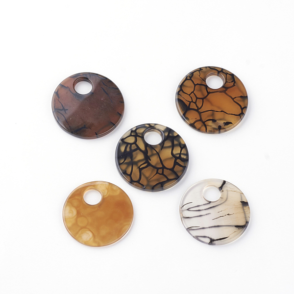PandaHall Dyed Natural Dragon Veins Agate, Pendants, Flat Round, 39~41x3~4mm, Hole: 9.5mm Natural Agate Flat Round
PandaHall Dyed Natural Dragon Veins Agate, Pendants, Flat Round, 39~41x3~4mm, Hole: 9.5mm Natural Agate Flat Round