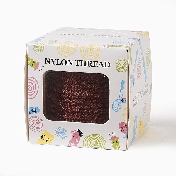 PandaHall Nylon Thread, Saddle Brown, 1.0mm, about 49.21 yards(45m)/roll Nylon Brown
PandaHall Nylon Thread, Saddle Brown, 1.0mm, about 49.21 yards(45m)/roll Nylon Brown