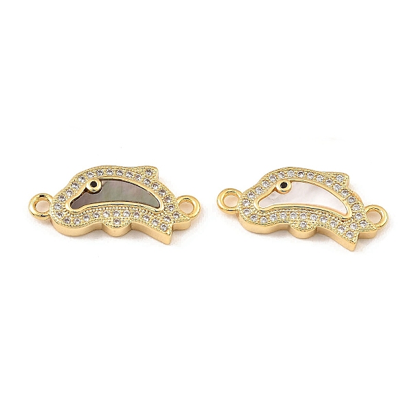 PandaHall Rack Plating Brass Micro Pave Clear Cubic Zirconia Connector Charms, Dolphin Links with Freshwater Shell, Long-Lasting Plated...
PandaHall Rack Plating Brass Micro Pave Clear Cubic Zirconia Connector Charms, Dolphin Links with Freshwater Shell, Long-Lasting Plated...