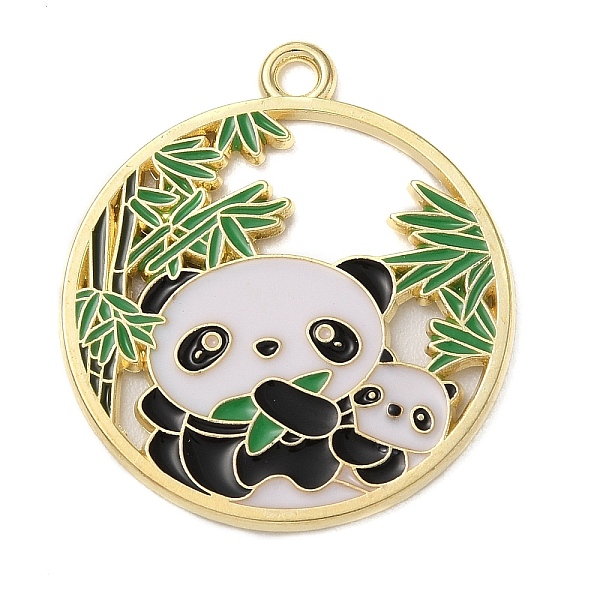PandaHall Alloy Enamel Pendant, Golden, Flat Round with Panda Charm, White, 28x25x1mm, Hole: 2mm Alloy+Enamel Flat Round White
PandaHall Alloy Enamel Pendant, Golden, Flat Round with Panda Charm, White, 28x25x1mm, Hole: 2mm Alloy+Enamel Flat Round White