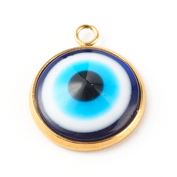 PandaHall Resin Evil Eye Pendants, with Vacuum Plating 304 Stainless Steel Settings, Golden, 16.5x14x4.5mm, Hole: 2.3mm Resin Evil Eye
PandaHall Resin Evil Eye Pendants, with Vacuum Plating 304 Stainless Steel Settings, Golden, 16.5x14x4.5mm, Hole: 2.3mm Resin Evil Eye