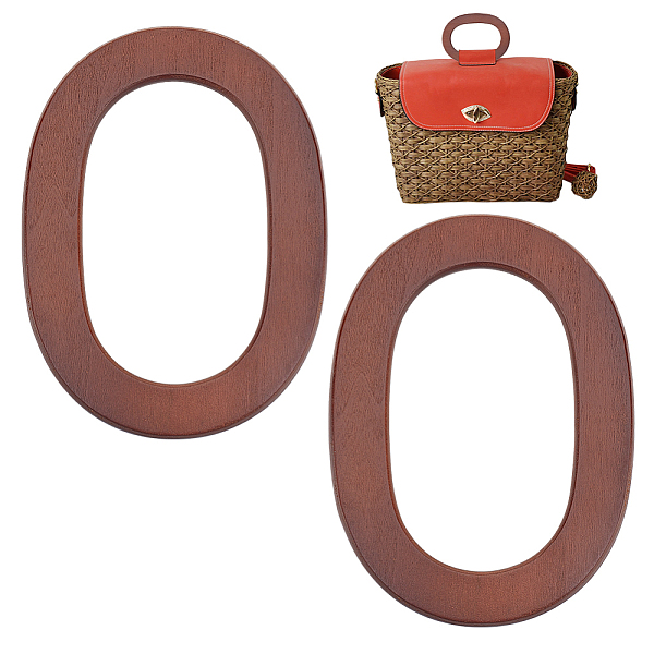 PandaHall Wooden Bag Handles, Oval, Coconut Brown, 18.5x13.7x0.85cm, Inner Diameter: 13.7x8.2cm Wood Oval
PandaHall Wooden Bag Handles, Oval, Coconut Brown, 18.5x13.7x0.85cm, Inner Diameter: 13.7x8.2cm Wood Oval
