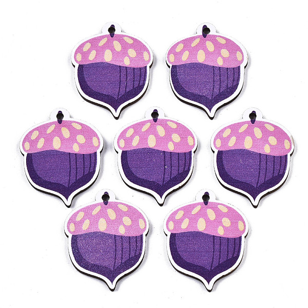 PandaHall Autumn Theme Printed Basswood Pendants, Back Random Color, Hazelnut, Indigo, 35x27.5x3mm, Hole: 1.6mm Wood Food Purple
PandaHall Autumn Theme Printed Basswood Pendants, Back Random Color, Hazelnut, Indigo, 35x27.5x3mm, Hole: 1.6mm Wood Food Purple