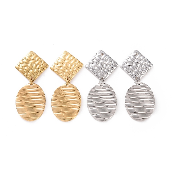 PandaHall 304 Stainless Steel Oval with Rhombus Dangle Stud Earrings for Women, Mixed Color, 41mm, Pin: 0.8mm 304 Stainless Steel Oval
PandaHall 304 Stainless Steel Oval with Rhombus Dangle Stud Earrings for Women, Mixed Color, 41mm, Pin: 0.8mm 304 Stainless Steel Oval