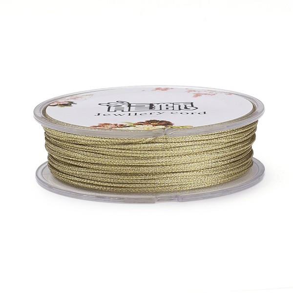 PandaHall Polyester Metallic Thread, Dark Khaki, 1mm, about 32.8 yards(30m)/roll Polyester Yellow
PandaHall Polyester Metallic Thread, Dark Khaki, 1mm, about 32.8 yards(30m)/roll Polyester Yellow