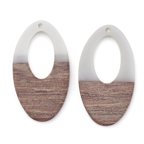 PandaHall Resin & Walnut Wood Pendants, Oval, Gainsboro, 38x21x4mm, Hole: 1.6mm Resin+Wood Oval Gray
PandaHall Resin & Walnut Wood Pendants, Oval, Gainsboro, 38x21x4mm, Hole: 1.6mm Resin+Wood Oval Gray