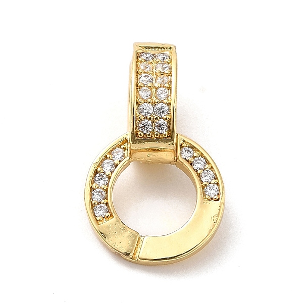 PandaHall Rack Plating Brass Micro Pave Clear Cubic Zirconia Fold Over Clasps, Long-Lasting Plated, Lead Free & Cadmium Free, Flat Round...
PandaHall Rack Plating Brass Micro Pave Clear Cubic Zirconia Fold Over Clasps, Long-Lasting Plated, Lead Free & Cadmium Free, Flat Round...