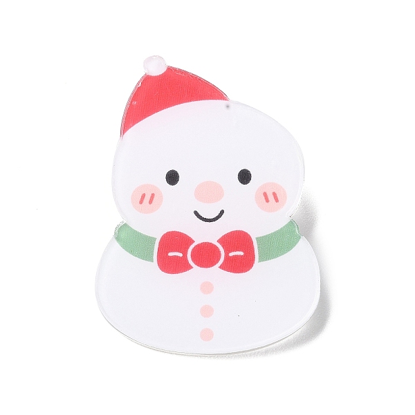 PandaHall Christmas Theme Acrylic Badges, Iron Pin Brooch, Snowman, 43.5x30.5x2mm Acrylic Snowman
PandaHall Christmas Theme Acrylic Badges, Iron Pin Brooch, Snowman, 43.5x30.5x2mm Acrylic Snowman