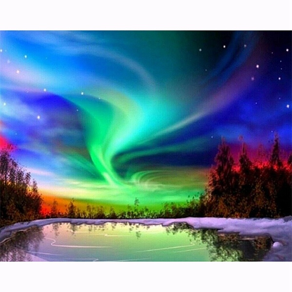 PandaHall Northern Lights DIY Diamond Painting Kit, Including Resin Rhinestones Bag, Diamond Sticky Pen, Tray Plate and Glue Clay, Colorful...
PandaHall Northern Lights DIY Diamond Painting Kit, Including Resin Rhinestones Bag, Diamond Sticky Pen, Tray Plate and Glue Clay, Colorful...
