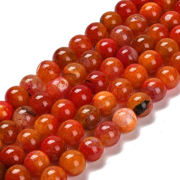 PandaHall Natural Agate Beads Strands, Round, Dyed & Heated, Orange Red, 10~10.5mm, Hole: 1.4mm, about 38pcs/strand, 15.08~15.20''...
PandaHall Natural Agate Beads Strands, Round, Dyed & Heated, Orange Red, 10~10.5mm, Hole: 1.4mm, about 38pcs/strand, 15.08~15.20''...