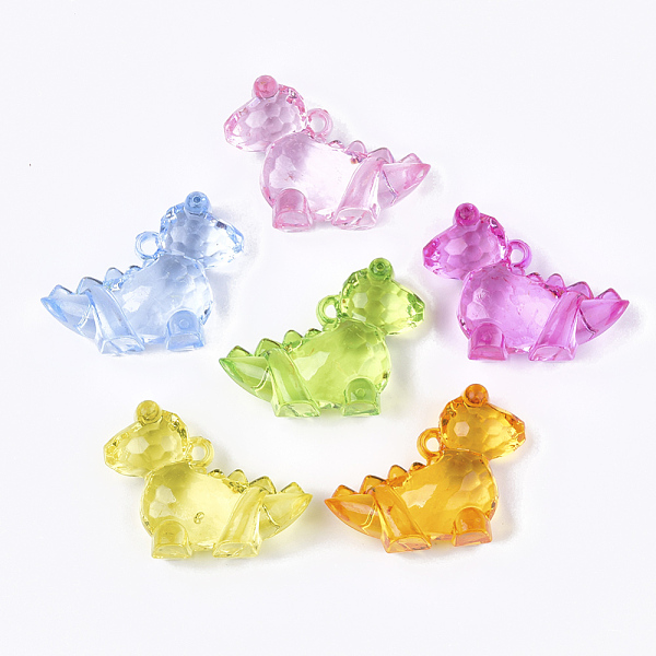 PandaHall Transparent Acrylic Pendants, Faceted, Dinosaur, Mixed Color, 37x50x16mm, Hole: 2mm, about 44pcs/500g Acrylic Dinosaur Multicolor
PandaHall Transparent Acrylic Pendants, Faceted, Dinosaur, Mixed Color, 37x50x16mm, Hole: 2mm, about 44pcs/500g Acrylic Dinosaur Multicolor