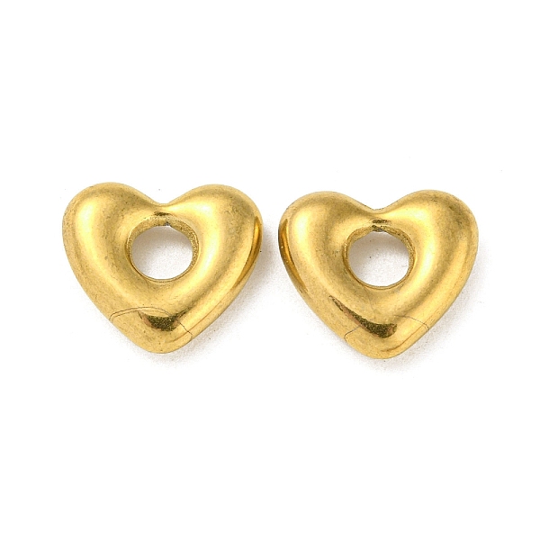 PandaHall Ion Plating(IP) 304 Stainless Steel Charms, Heart Charm, Real 18K Gold Plated, 13x15x4mm, Hole: 4.5mm 304 Stainless Steel Heart
PandaHall Ion Plating(IP) 304 Stainless Steel Charms, Heart Charm, Real 18K Gold Plated, 13x15x4mm, Hole: 4.5mm 304 Stainless Steel Heart