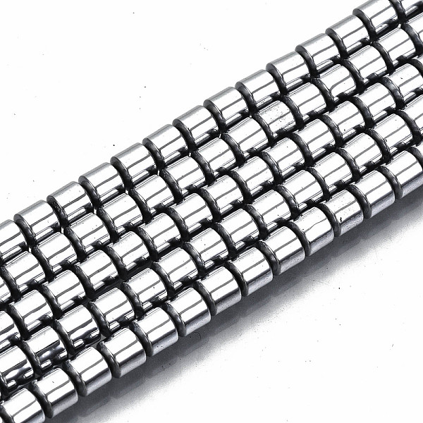 PandaHall Electroplate Non-magnetic Synthetic Hematite Beads Strands, Column, Platinum Plated, 3.5x3mm, Hole: 1mm, about 125~126pcs/strand...
PandaHall Electroplate Non-magnetic Synthetic Hematite Beads Strands, Column, Platinum Plated, 3.5x3mm, Hole: 1mm, about 125~126pcs/strand...