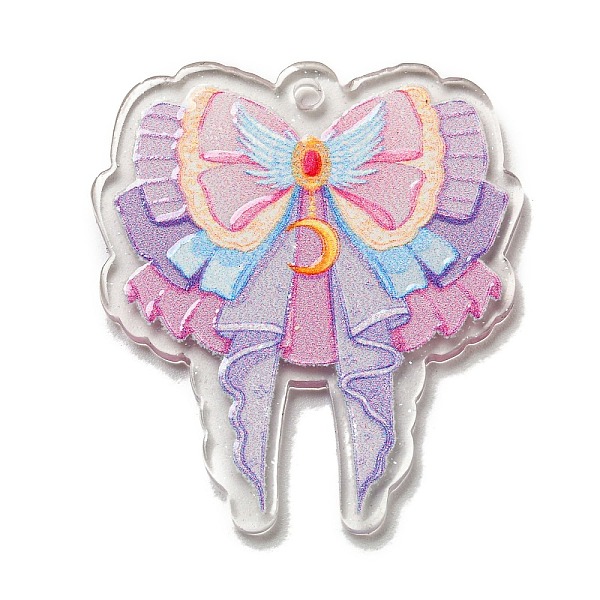 PandaHall Acrylic Pendants, Bowknot, Plum, 40x36x2.5mm, Hole: 2mm Acrylic Bowknot Purple
PandaHall Acrylic Pendants, Bowknot, Plum, 40x36x2.5mm, Hole: 2mm Acrylic Bowknot Purple