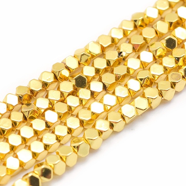 PandaHall Electroplate Non-magnetic Synthetic Hematite Beads Strands, Grade AA, Long-Lasting Plated, Faceted, Cube, Golden Plated, 3x3x3mm...
PandaHall Electroplate Non-magnetic Synthetic Hematite Beads Strands, Grade AA, Long-Lasting Plated, Faceted, Cube, Golden Plated, 3x3x3mm...