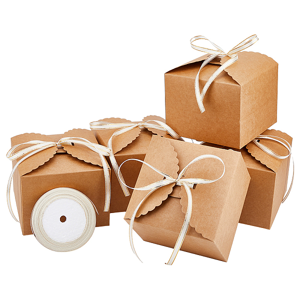PandaHall DICOSMETIC 20Pcs Paper Gift Box Brown Kraft Paper Folding Box with Polyester Ribbon Roll Paper Cookie Boxes 12x12x9CM Square Paper..., Multicolor
PandaHall DICOSMETIC 20Pcs Paper Gift Box Brown Kraft Paper Folding Box with Polyester Ribbon Roll Paper Cookie Boxes 12x12x9CM Square Paper..., Multicolor