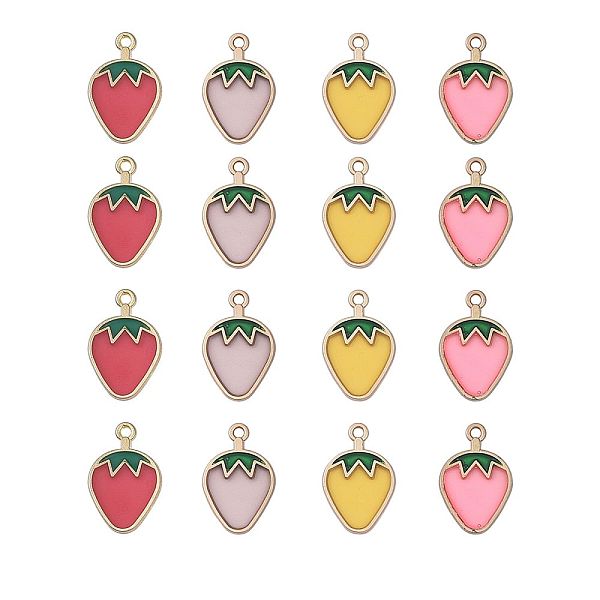 PandaHall Alloy Pendants, with Enamel, Cadmium Free & Lead Free, DIY Accessories, Strawberry, Matte Gold Color, Mixed Color, 25x16mm, Hole..., Multicolor
PandaHall Alloy Pendants, with Enamel, Cadmium Free & Lead Free, DIY Accessories, Strawberry, Matte Gold Color, Mixed Color, 25x16mm, Hole..., Multicolor