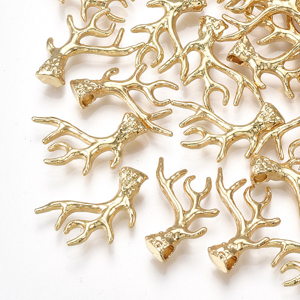 PandaHall Brass Pendants, Branch, Real 18K Gold Plated, 18.5x15x5mm, Hole: 2mm Brass Branch
PandaHall Brass Pendants, Branch, Real 18K Gold Plated, 18.5x15x5mm, Hole: 2mm Brass Branch