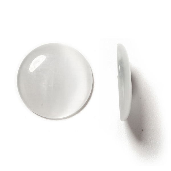 PandaHall Cat Eye Glass Cabochons, Half Round/Dome, White, about 16mm in diameter, 3mm thick Glass Half Round White
PandaHall Cat Eye Glass Cabochons, Half Round/Dome, White, about 16mm in diameter, 3mm thick Glass Half Round White
