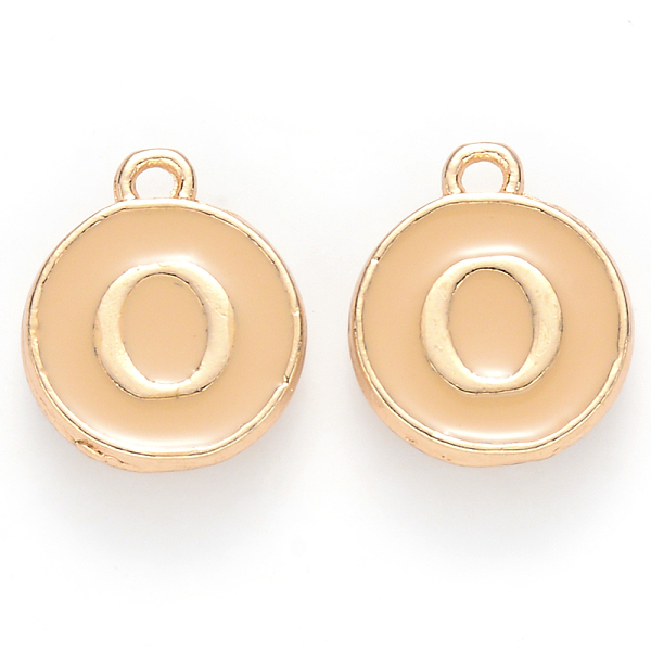 PandaHall Golden Plated Alloy Enamel Charms, Cadmium Free & Lead Free, Enamelled Sequins, Flat Round with Letter, Wheat, Letter.O, 14x12x2mm..., Orange
PandaHall Golden Plated Alloy Enamel Charms, Cadmium Free & Lead Free, Enamelled Sequins, Flat Round with Letter, Wheat, Letter.O, 14x12x2mm..., Orange