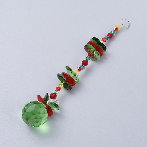 PandaHall Glass Chandelier Suncatchers Prisms, Crystal Balls Hanging Pendant, Colorful, 210mm Glass Others
PandaHall Glass Chandelier Suncatchers Prisms, Crystal Balls Hanging Pendant, Colorful, 210mm Glass Others
