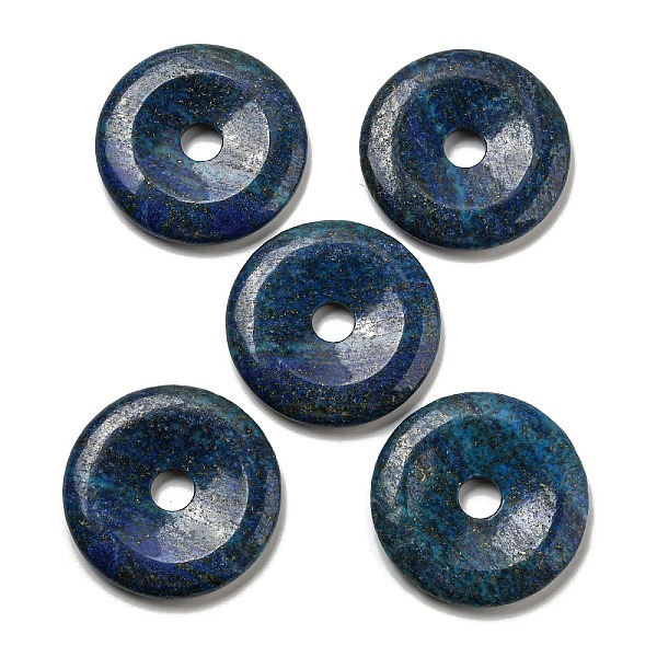 PandaHall Natural Lapis Lazuli Pendants, Donut/Pi Disc Charms, 50x6.5~7.5mm, Hole: 10mm Lapis Lazuli Donut
PandaHall Natural Lapis Lazuli Pendants, Donut/Pi Disc Charms, 50x6.5~7.5mm, Hole: 10mm Lapis Lazuli Donut