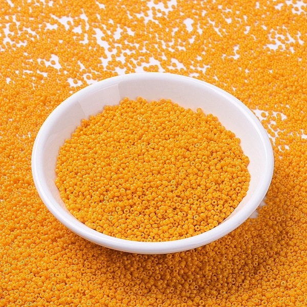 PandaHall MIYUKI Round Rocailles Beads, Japanese Seed Beads, 11/0, (RR4453) Duracoat Dyed Opaque Light Squash, 11/0, 2x1.3mm, Hole: 0.8mm..., Orange
PandaHall MIYUKI Round Rocailles Beads, Japanese Seed Beads, 11/0, (RR4453) Duracoat Dyed Opaque Light Squash, 11/0, 2x1.3mm, Hole: 0.8mm..., Orange