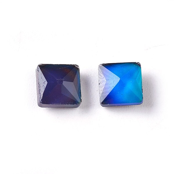 PandaHall Faceted Glass Cabochons, Changing Color Mood Cabochons, Square, Colorful, 6x6x3.4mm Glass Square
PandaHall Faceted Glass Cabochons, Changing Color Mood Cabochons, Square, Colorful, 6x6x3.4mm Glass Square